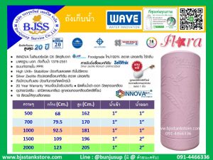 ถังเก็บน้ำ WAVE รุ่น Flora